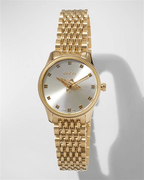 gucci gold bee watch